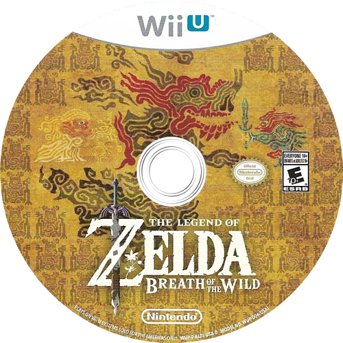 Zelda Breath of the Wild - Wii U, Condition: Disc Only