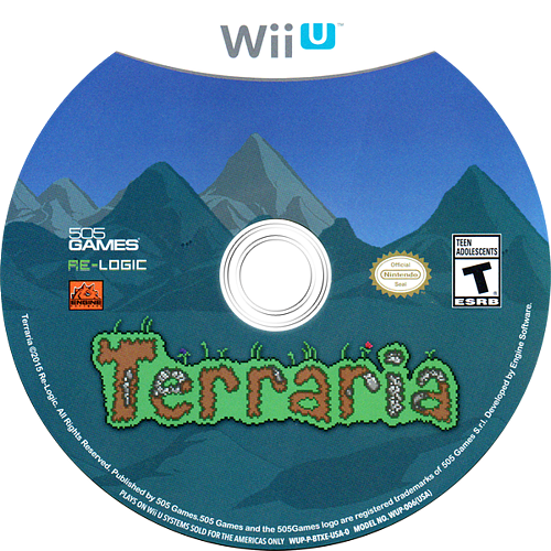 Terraria - Wii U, Condition: Disc Only
