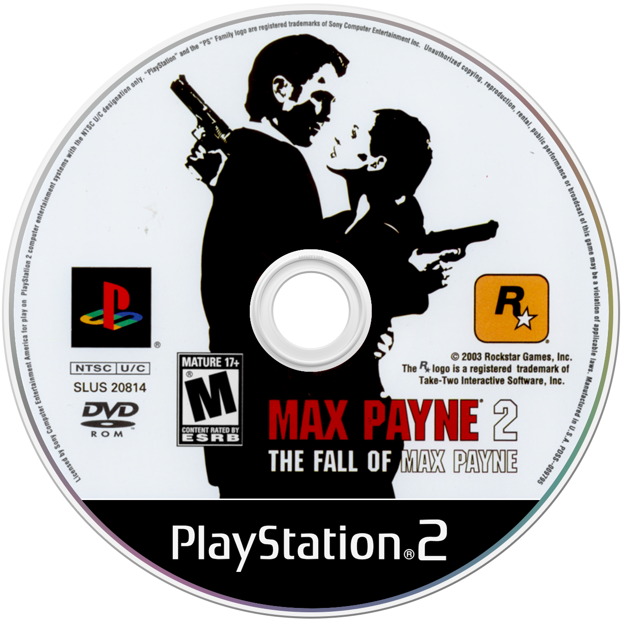 Max Payne 2 Fall of Max Payne - PS2, Condition: Disc Only