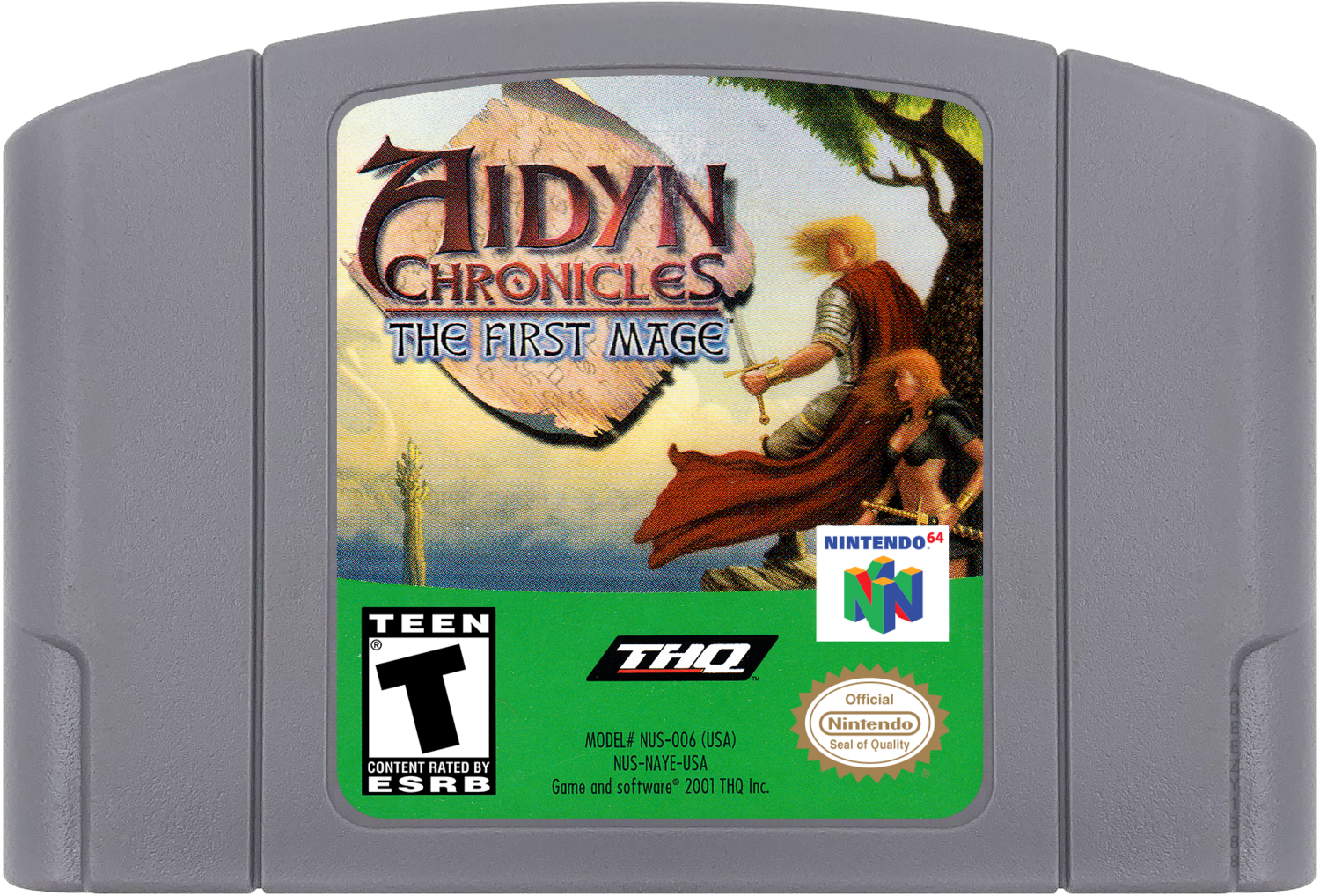 Aidyn Chronicles [Gray Cart] - N64, Condition: Cartridge Only