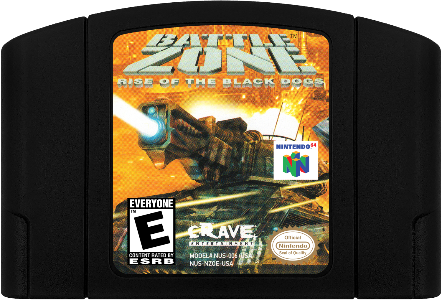 Battlezone: Rise of the Black Dogs - N64, Condition: Cartridge Only