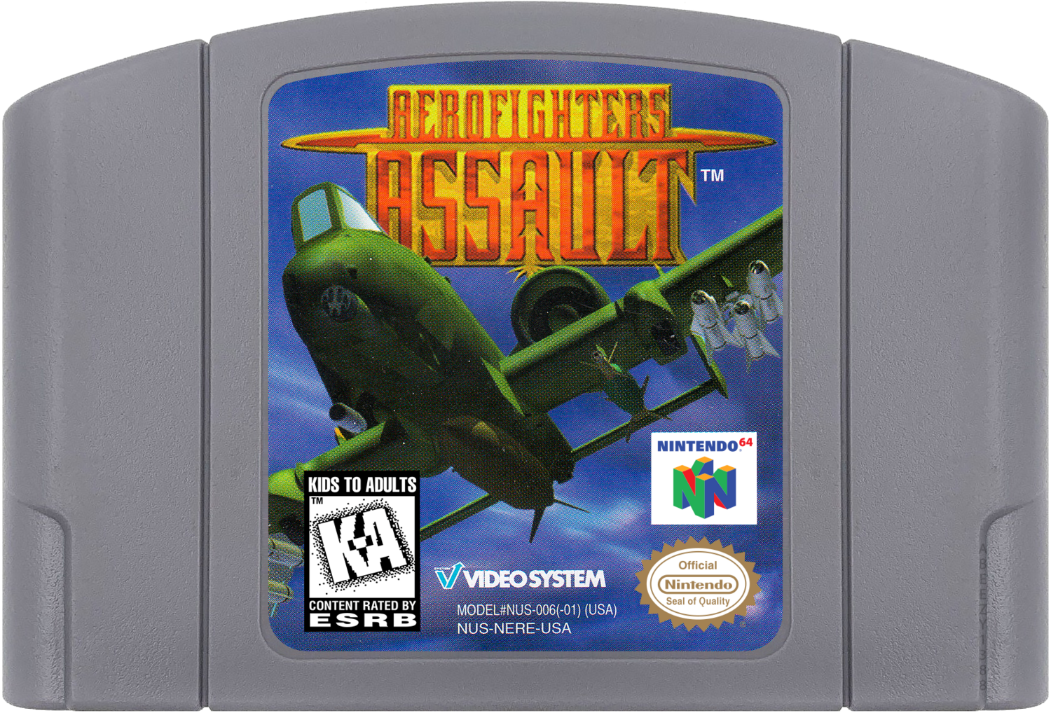 Aerofighters Assault - N64, Condition: Cartridge Only