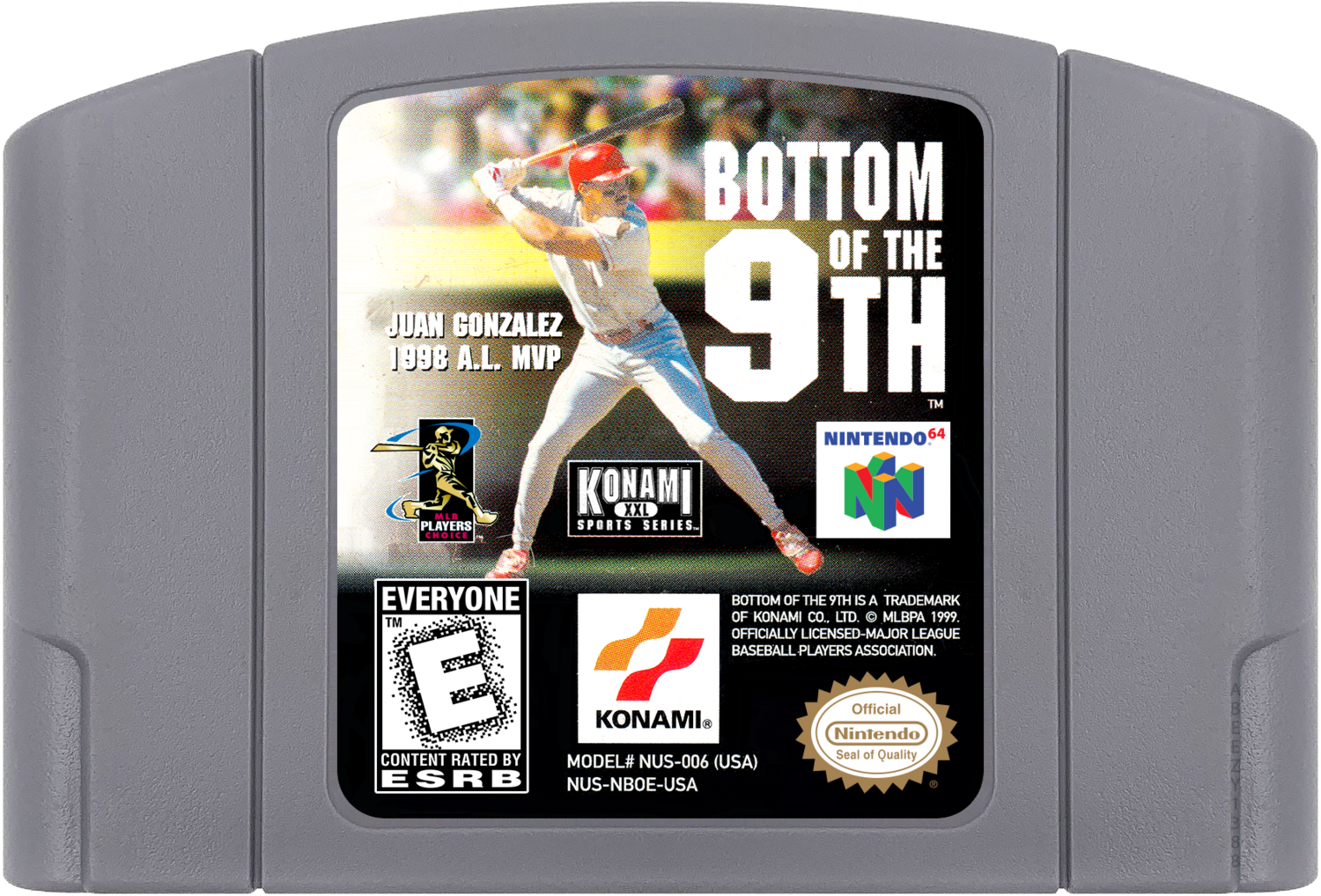 Bottom of the 9th - N64, Condition: Cartridge Only