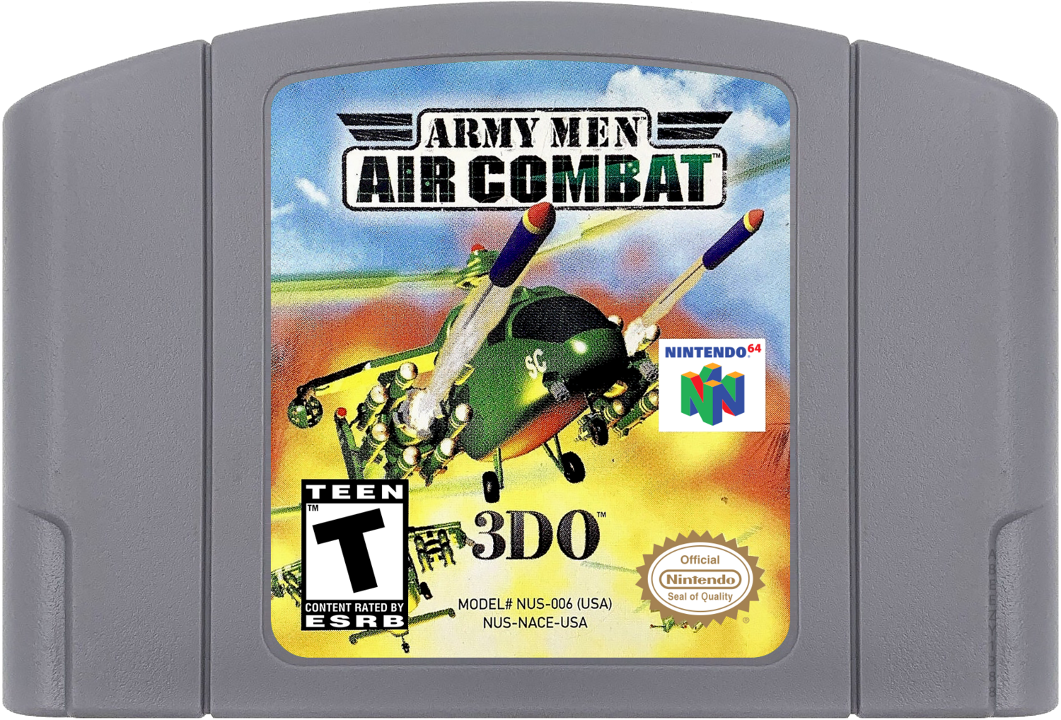 Army Men Air Combat [Gray Cart] - N64, Condition: Cartridge Only