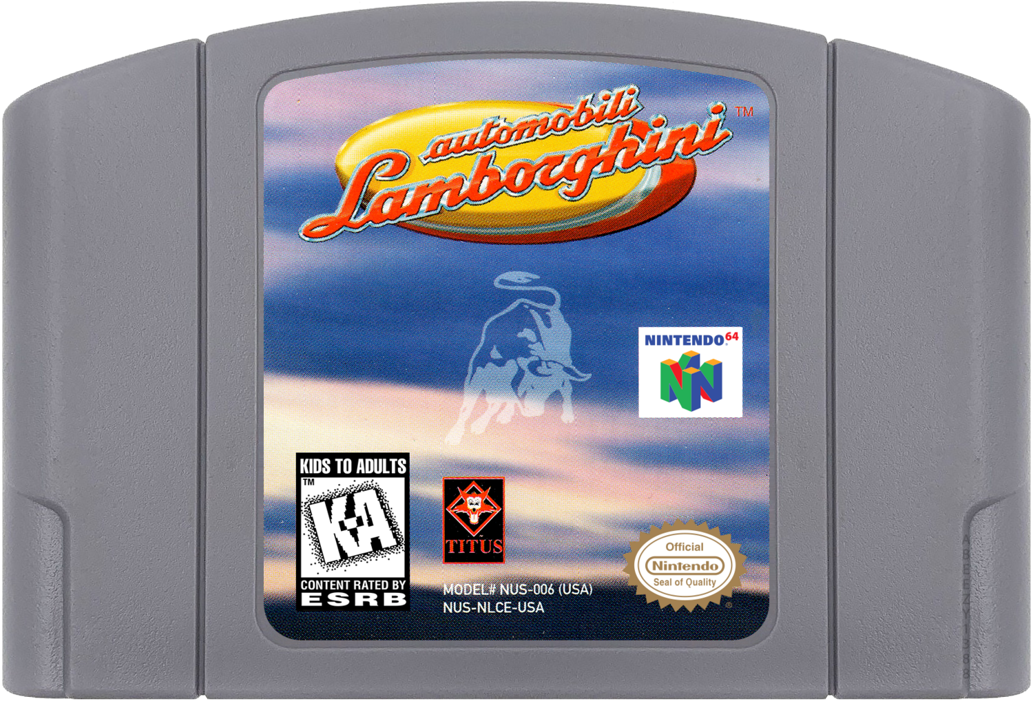 Automobili Lamborghini - N64, Condition: Cartridge Only