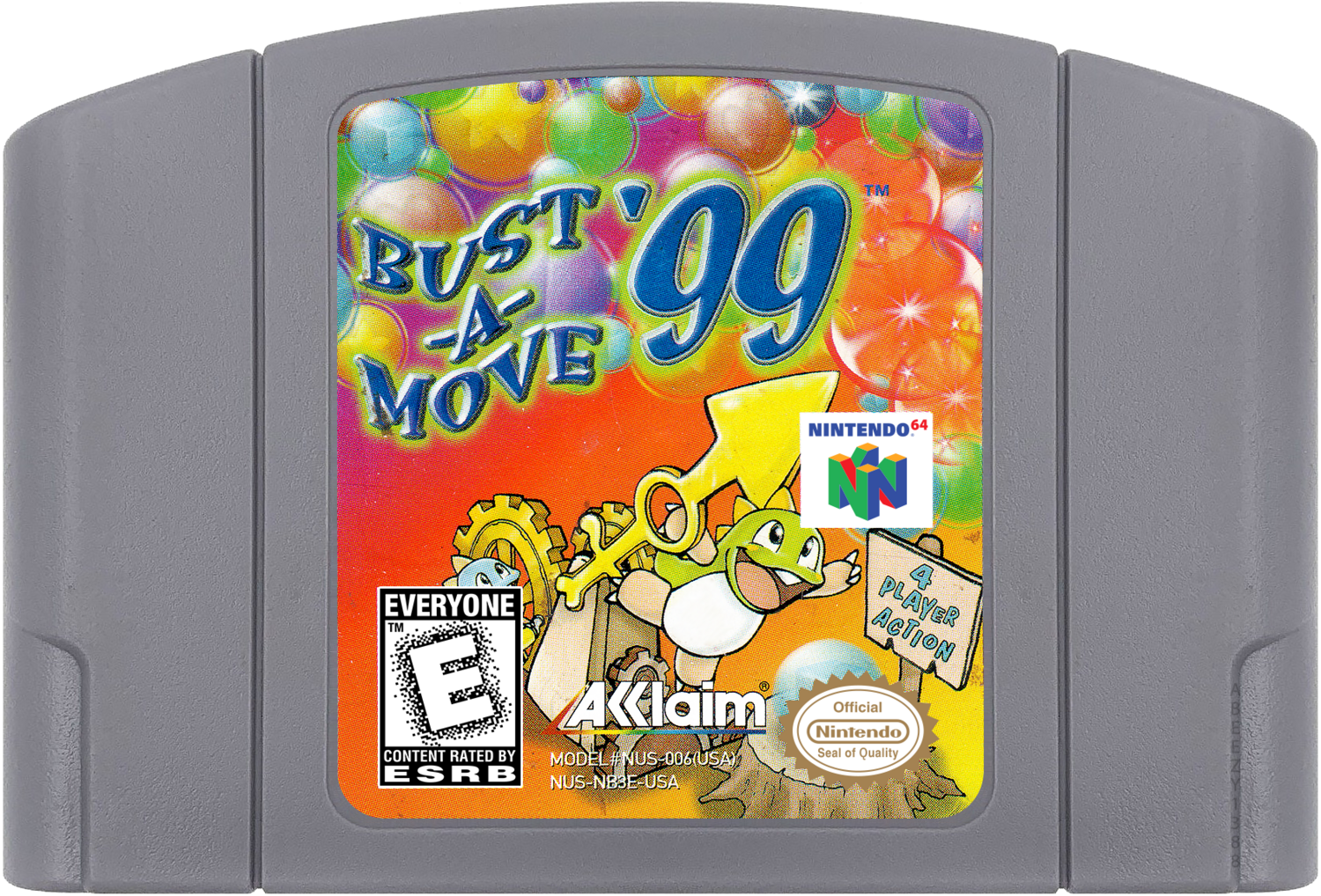 Bust-A-Move 99 - N64, Condition: Cartridge Only