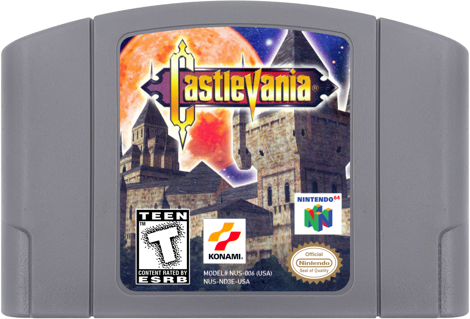 Castlevania - N64, Condition: Cartridge Only