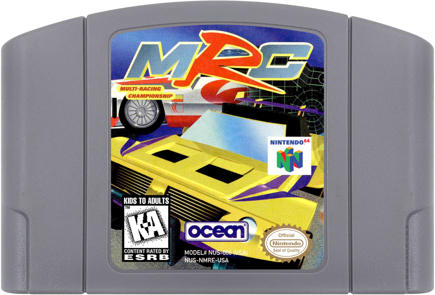 MRC Multi Racing Championship - N64, Condition: Cartridge Only
