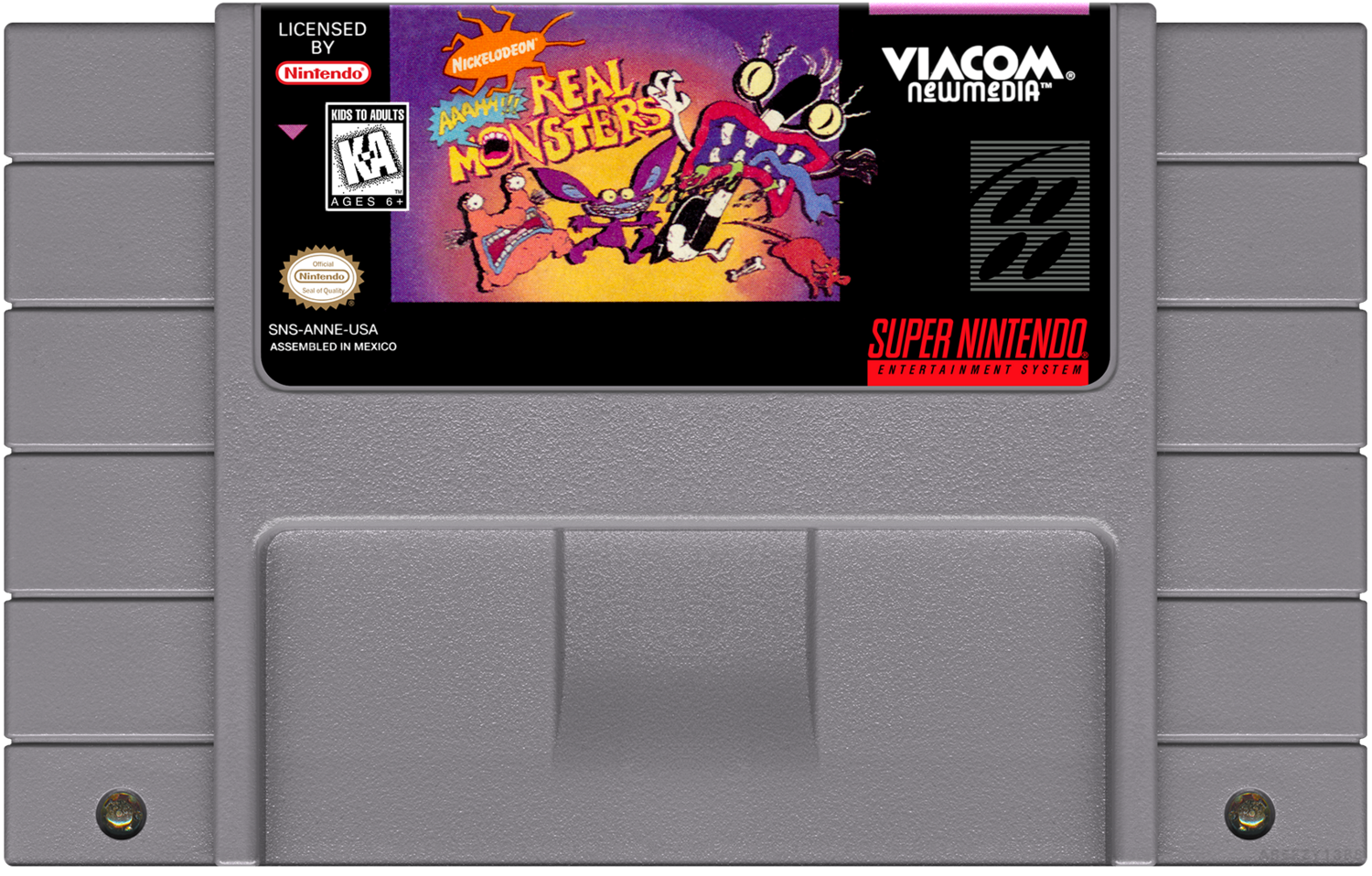 AAAHH Real Monsters - (SNES), Condition: Cartridge Only