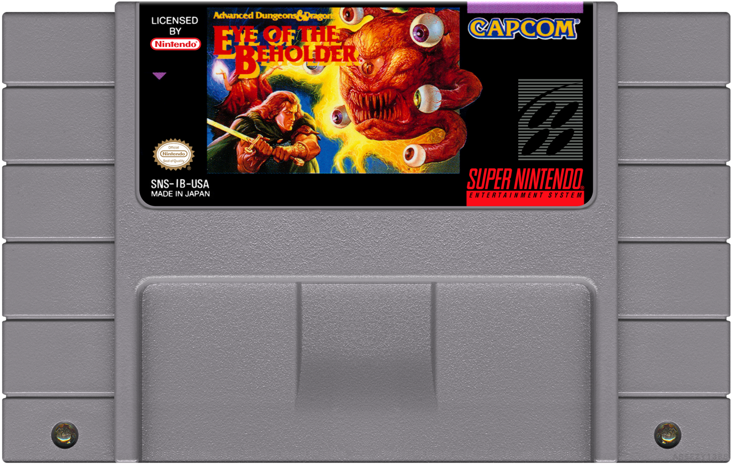 Advanced Dungeons &amp; Dragons Eye of the Beholder - (SNES), Condition: Cartridge Only