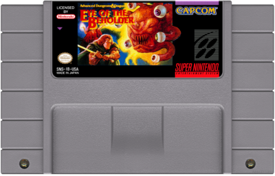Advanced Dungeons &amp; Dragons Eye of the Beholder - (SNES)