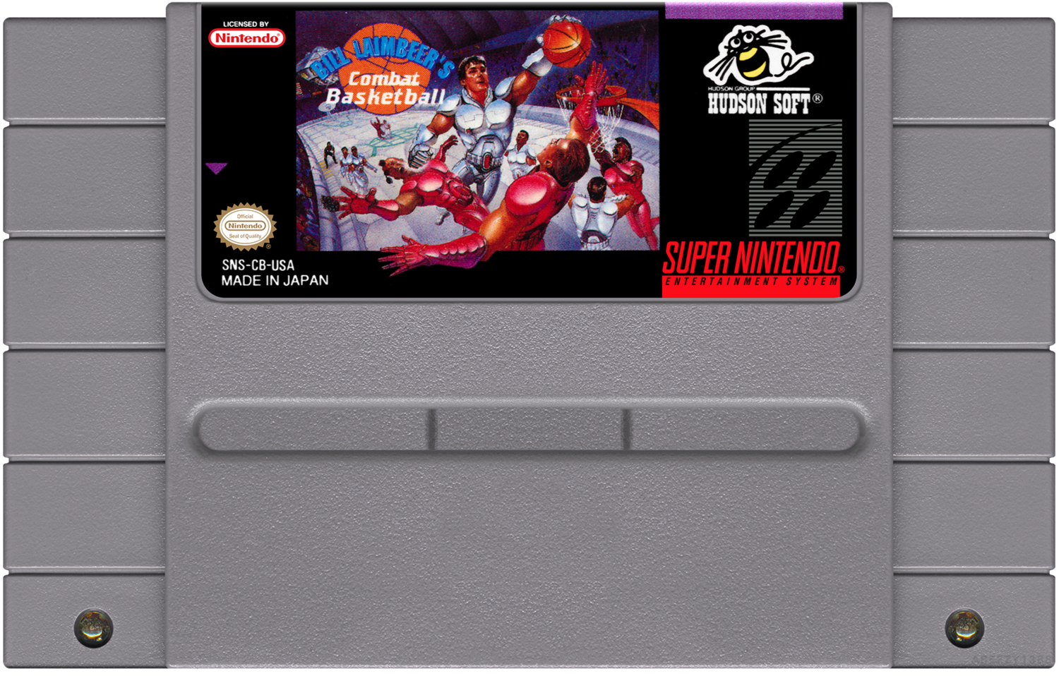 Bill Laimbeer's Combat Basketball - (SNES), Condition: Cartridge Only
