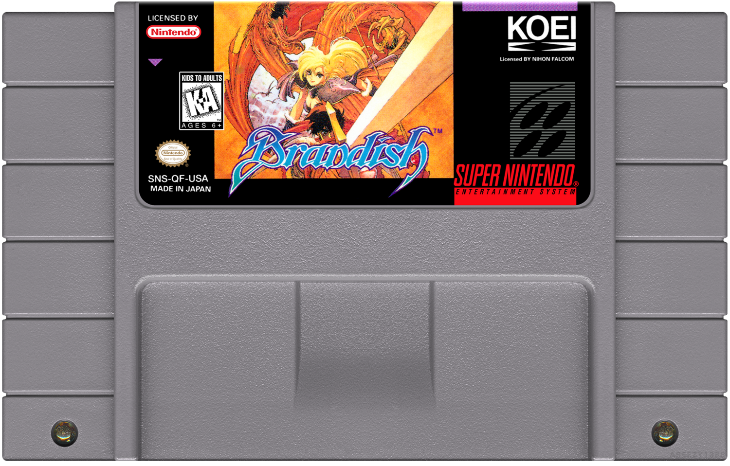 Brandish - (SNES), Condition: Cartridge Only