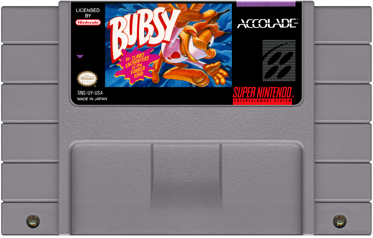 Bubsy - (SNES), Condition: Cartridge Only