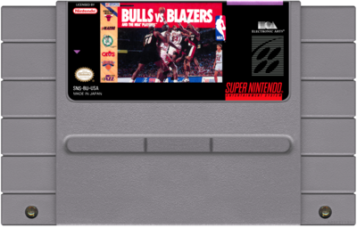 Bulls Vs Blazers and the NBA Playoffs - (SNES)