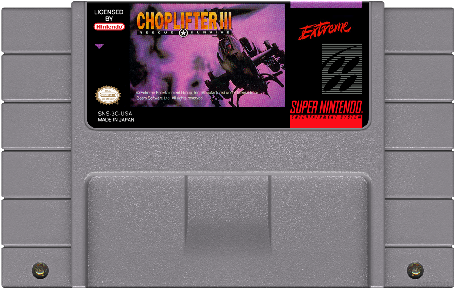 Choplifter 3 - (SNES), Condition: Cartridge Only