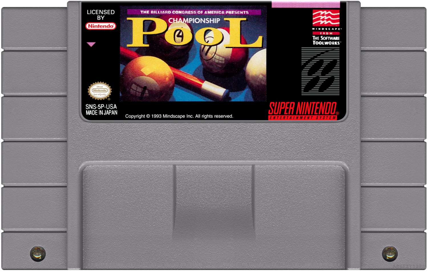 Championship Pool - (SNES), Condition: Cartridge Only