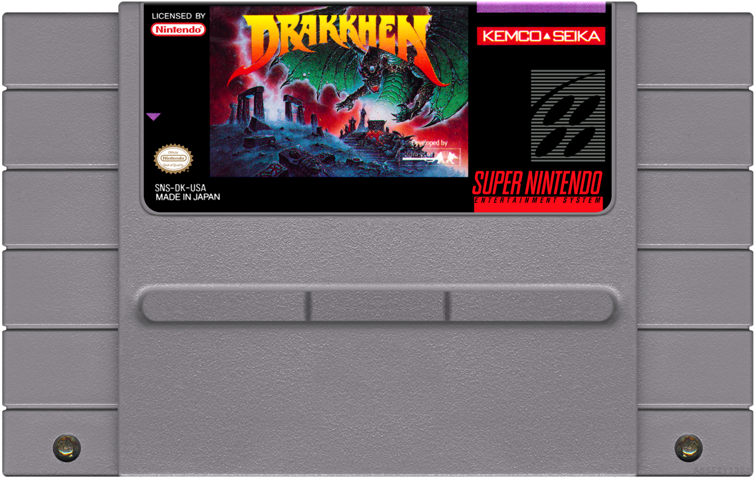 Drakkhen - (SNES), Condition: Cartridge Only