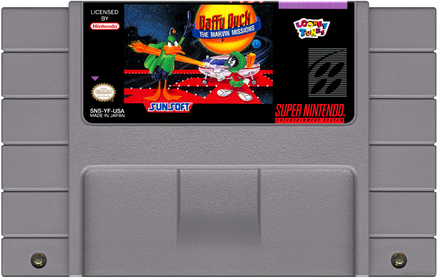 Daffy Duck Marvin Missions - (SNES), Condition: Cartridge Only