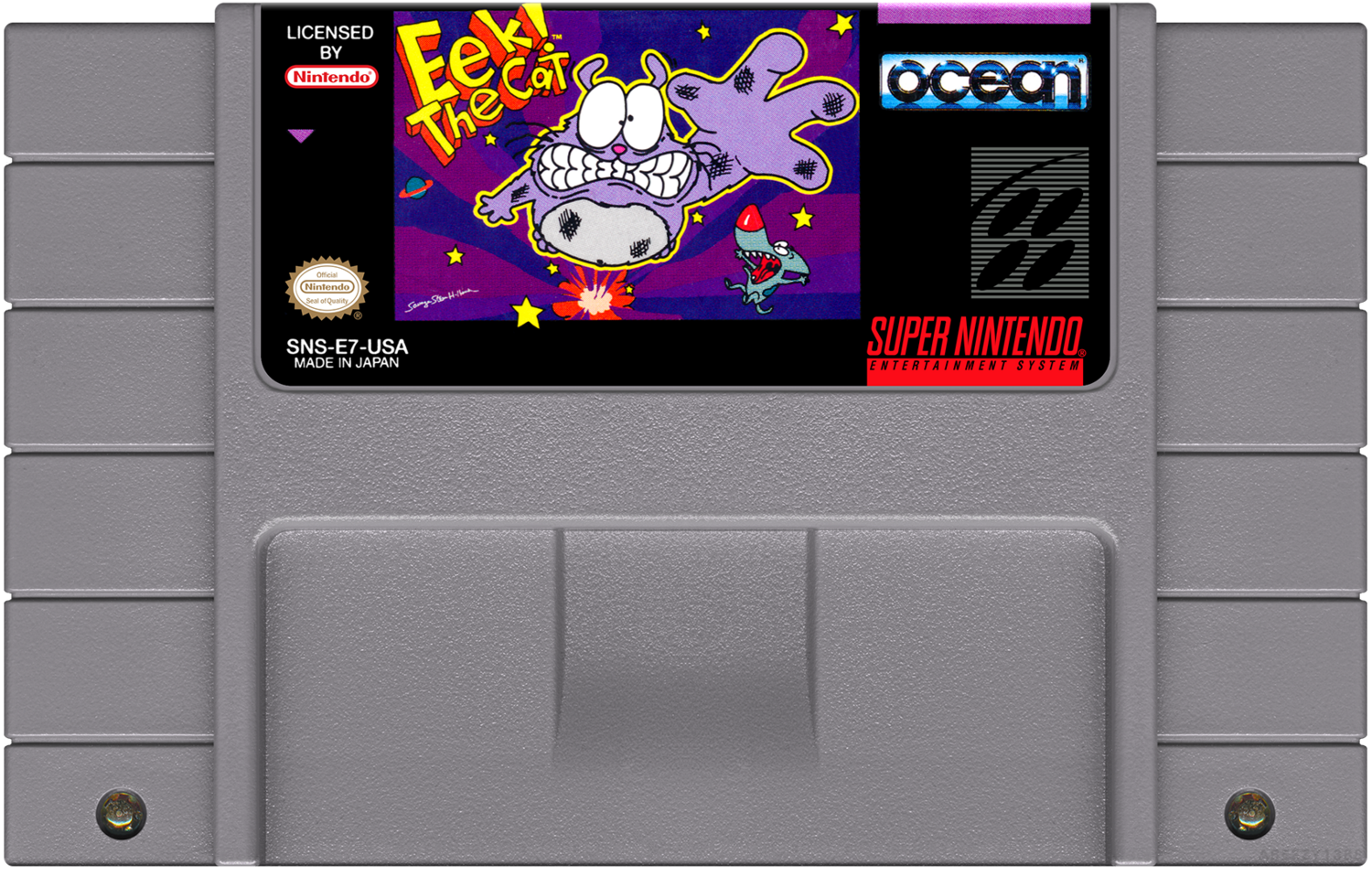 Eek The Cat - (SNES), Condition: Cartridge Only