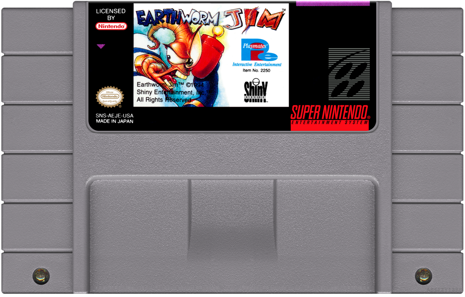 Earthworm Jim - (SNES), Condition: Cartridge Only