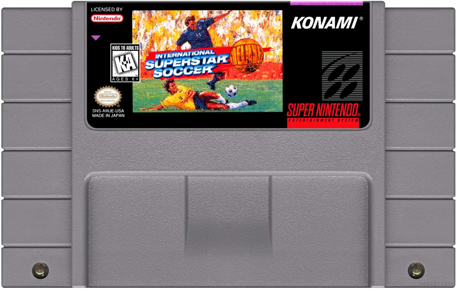 International Superstar Soccer Deluxe - (SNES), Condition: Cartridge Only