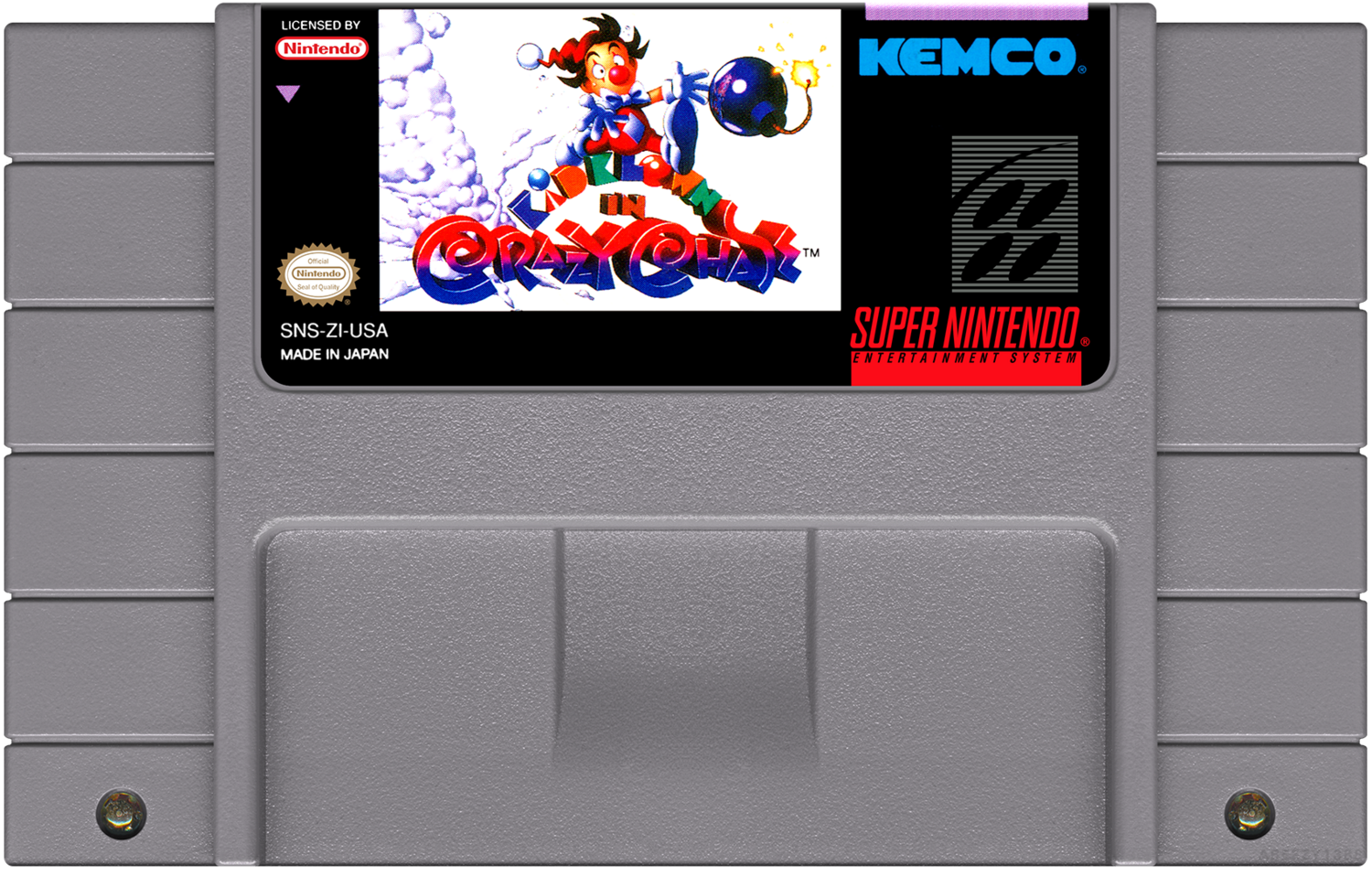 Kid Klown in Crazy Chase - (SNES), Condition: Cartridge Only