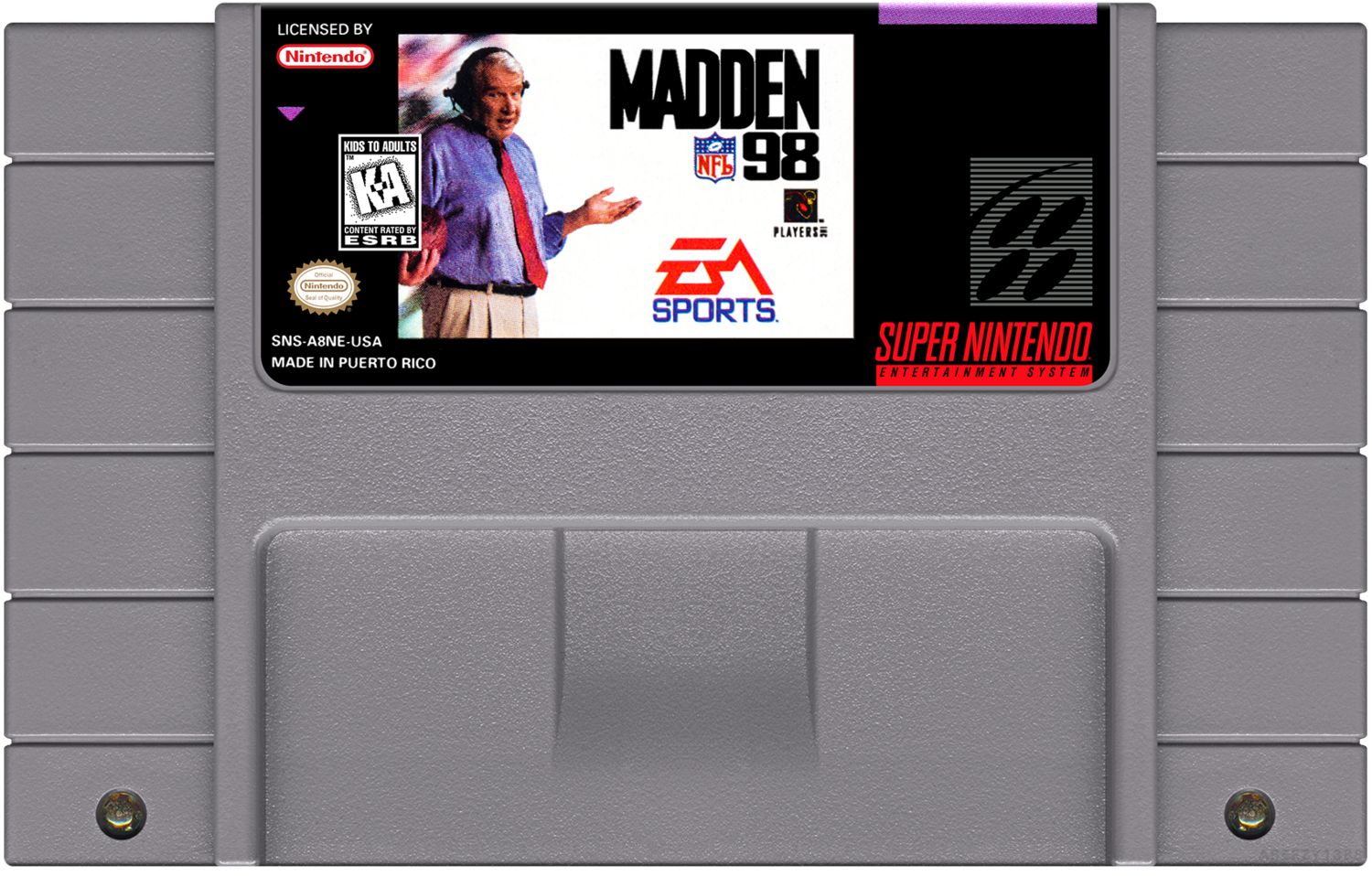 Madden 98 - (SNES), Condition: Cartridge Only