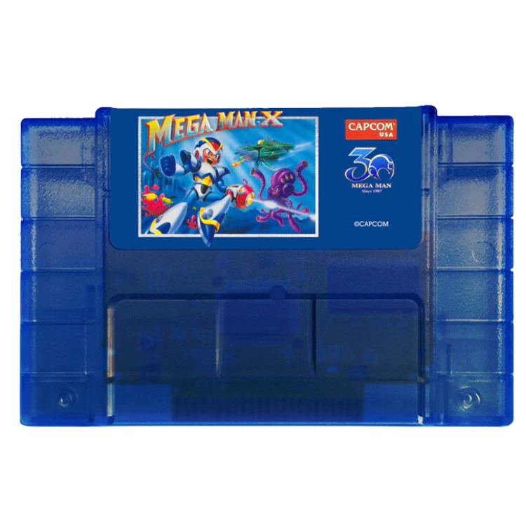 Mega Man X [iam8bit 30th Anniversary Edition] - (SNES), Condition: Cartridge Only