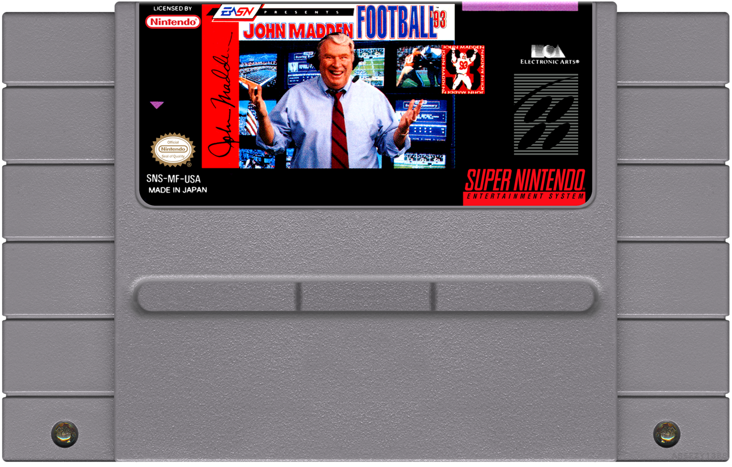 Madden 93 - (SNES), Condition: Cartridge Only