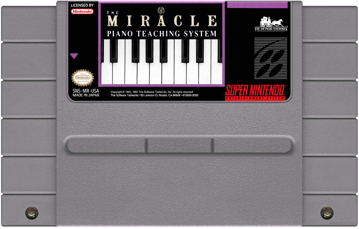 Miracle Piano - (SNES), Condition: Cartridge Only