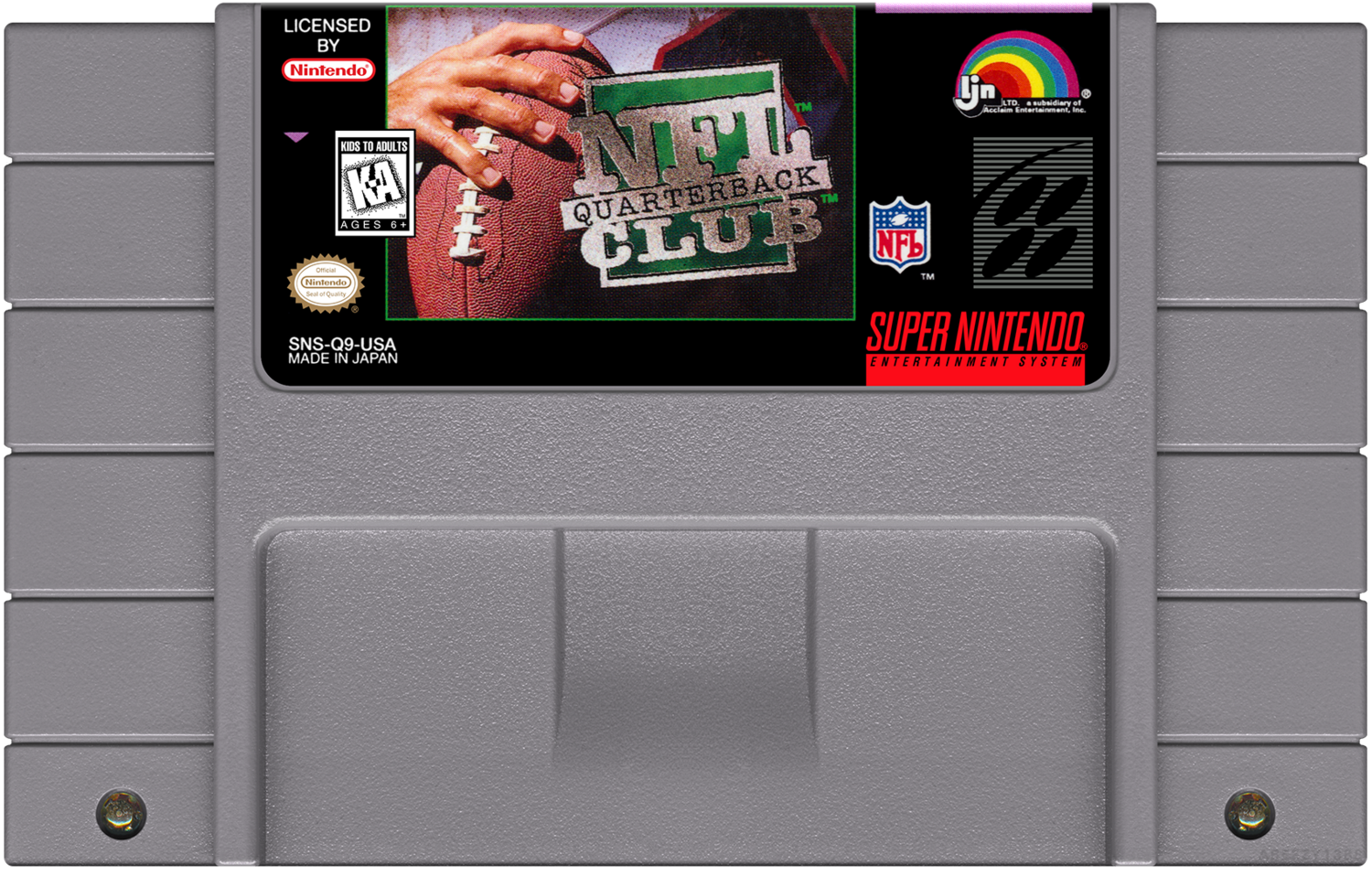 NFL Quarterback Club - (SNES), Condition: Cartridge Only