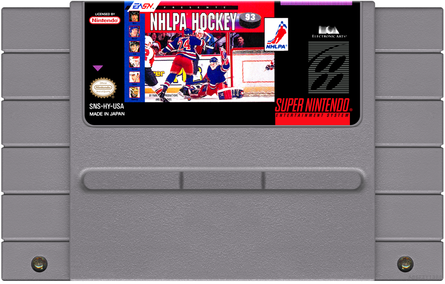 NHLPA Hockey '93 - (SNES), Condition: Cartridge Only