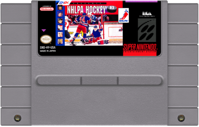 NHLPA Hockey '93 - (SNES)