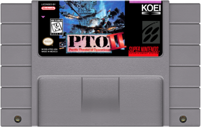 P.T.O. II - (SNES)
