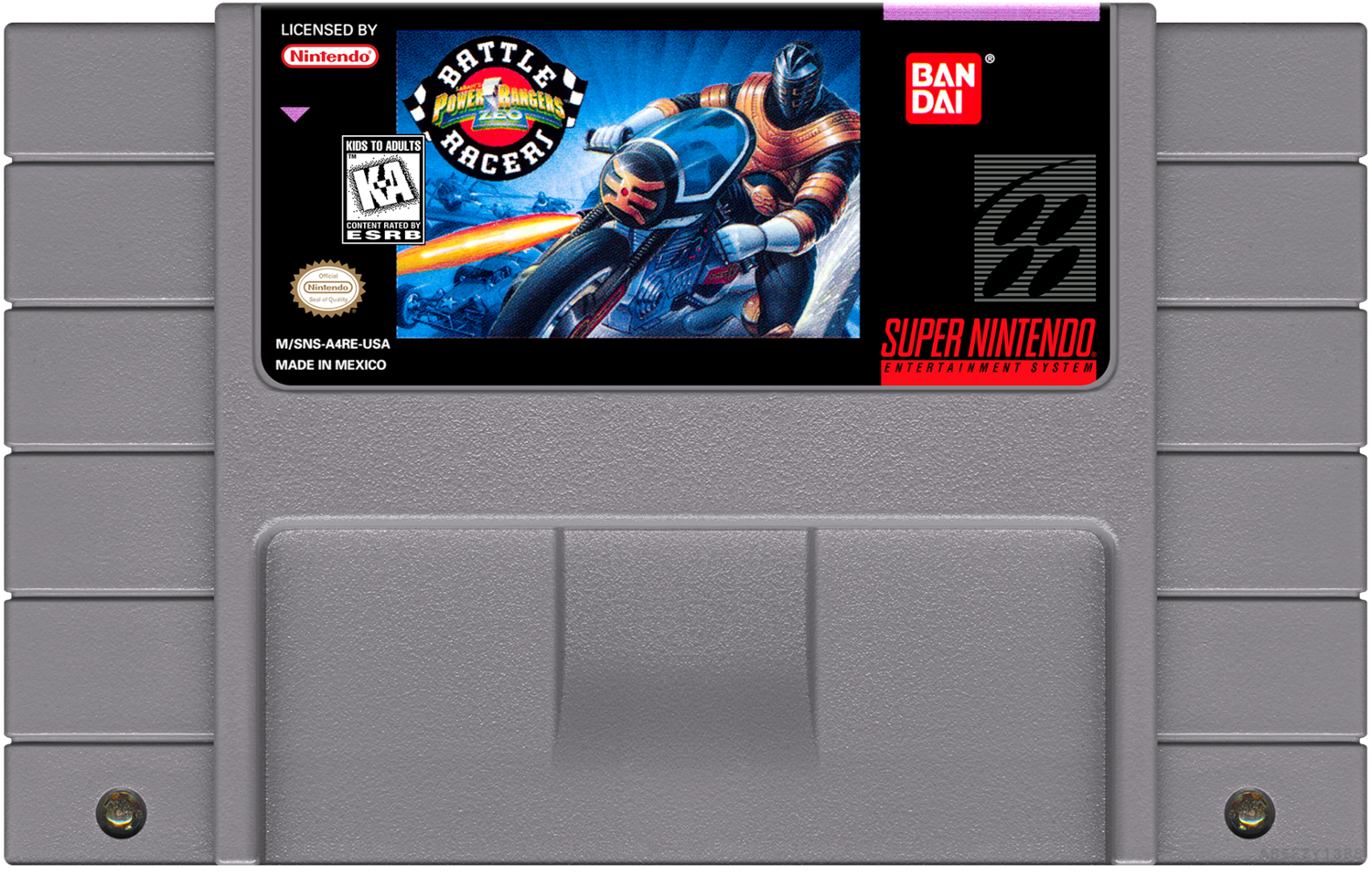Power Rangers Zeo Battle Racers - (SNES), Condition: Cartridge Only