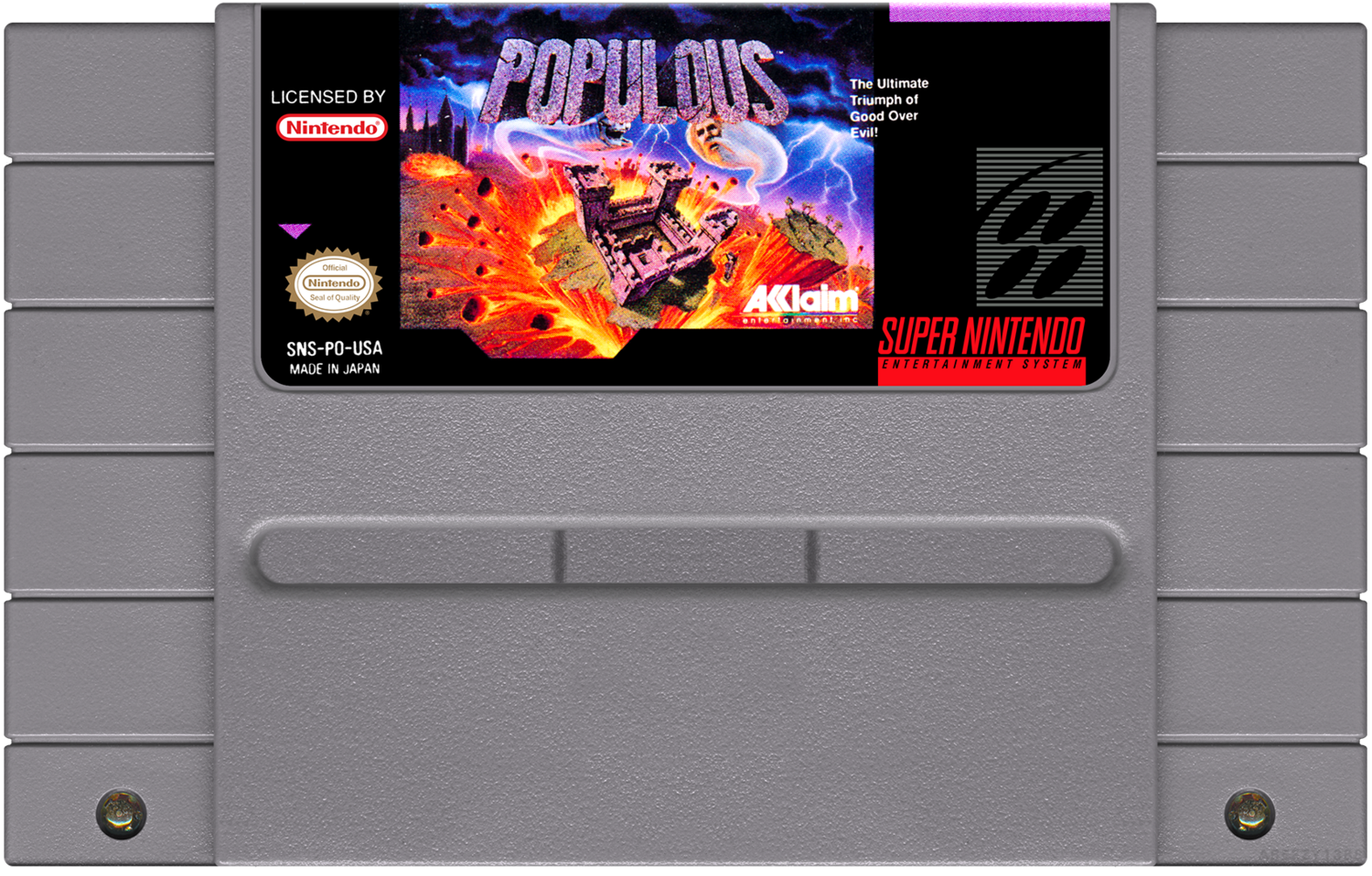 Populous - (SNES), Condition: Cartridge Only