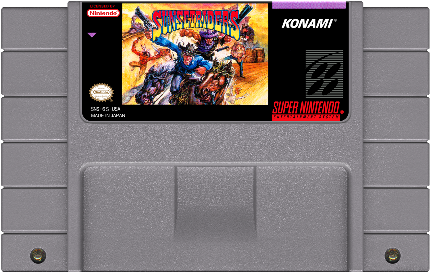 Sunset Riders - (SNES), Condition: Cartridge Only
