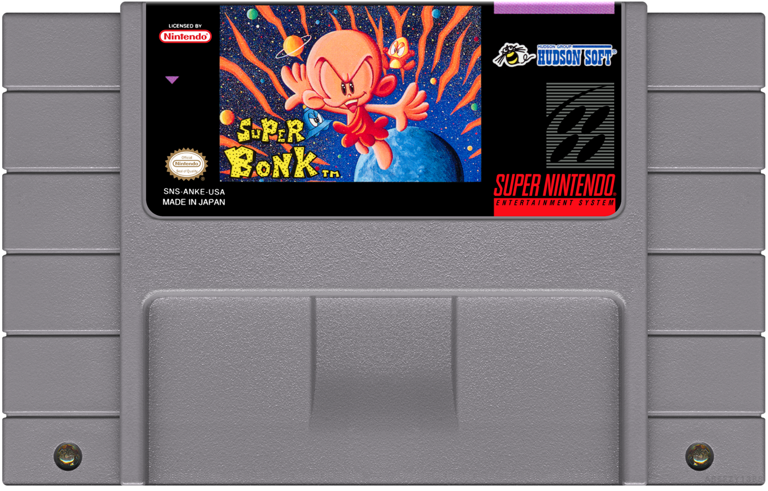 Super Bonk - (SNES), Condition: Cartridge Only