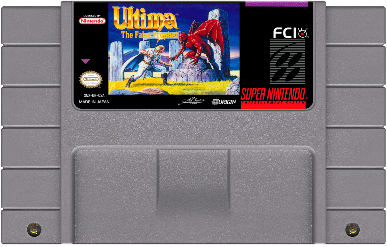 Ultima The False Prophet - (SNES), Condition: Cartridge Only