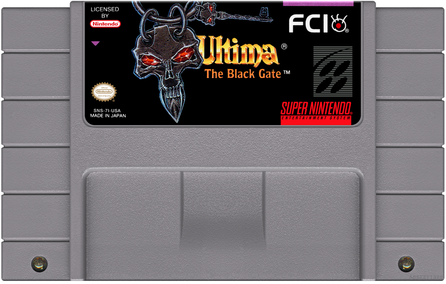 Ultima The Black Gate - (SNES), Condition: Cartridge Only