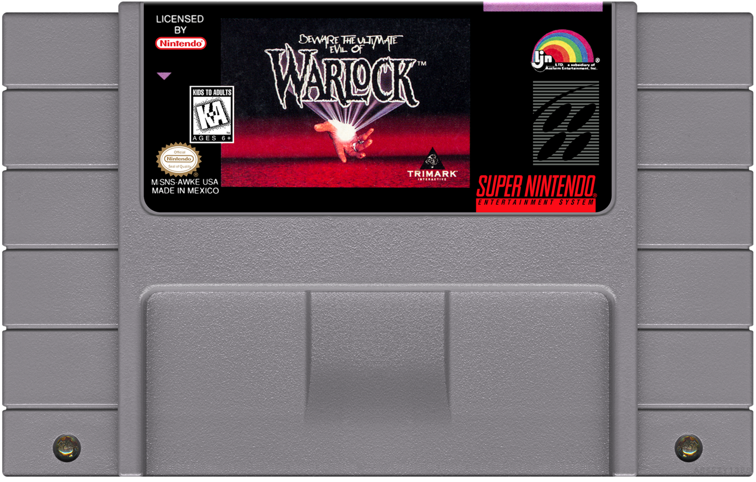 Warlock - (SNES), Condition: Cartridge Only