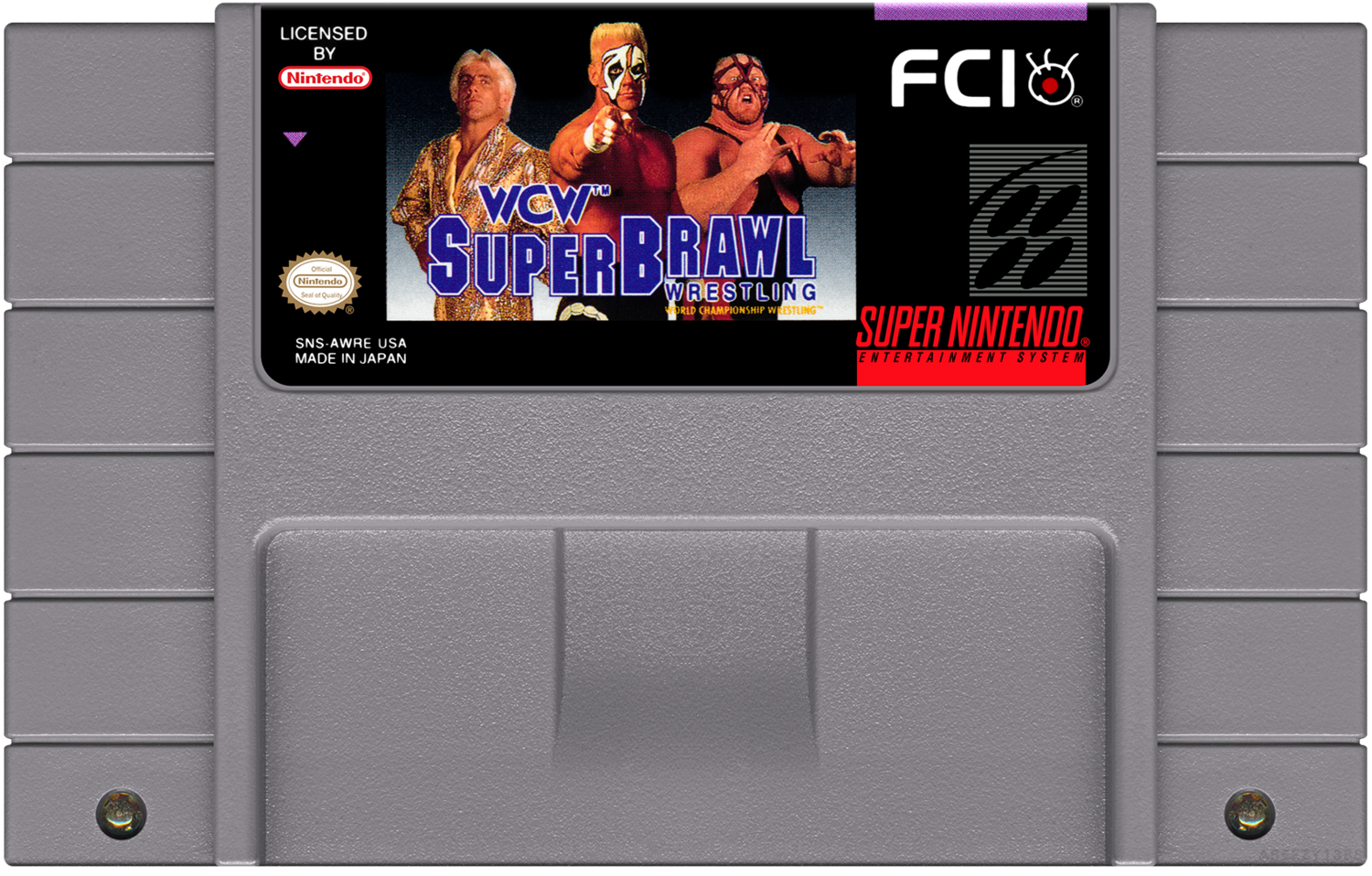 WCW Superbrawl Wrestling - (SNES), Condition: Cartridge Only