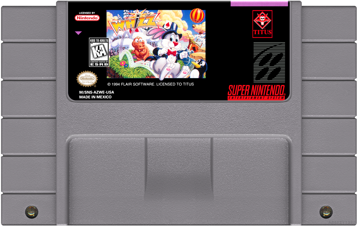 Whizz - (SNES), Condition: Cartridge Only
