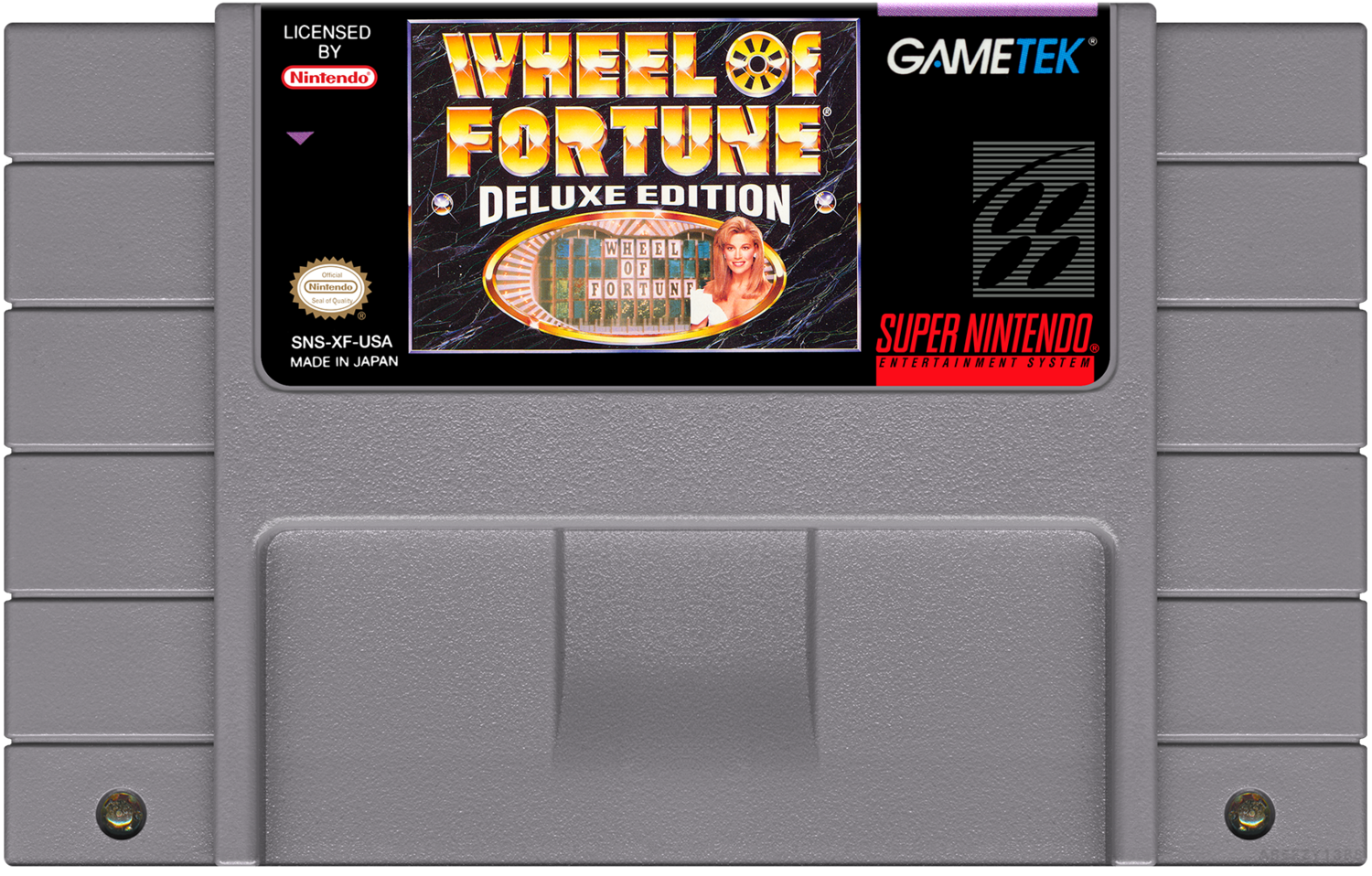 Wheel of Fortune Deluxe Edition - (SNES), Condition: Cartridge Only
