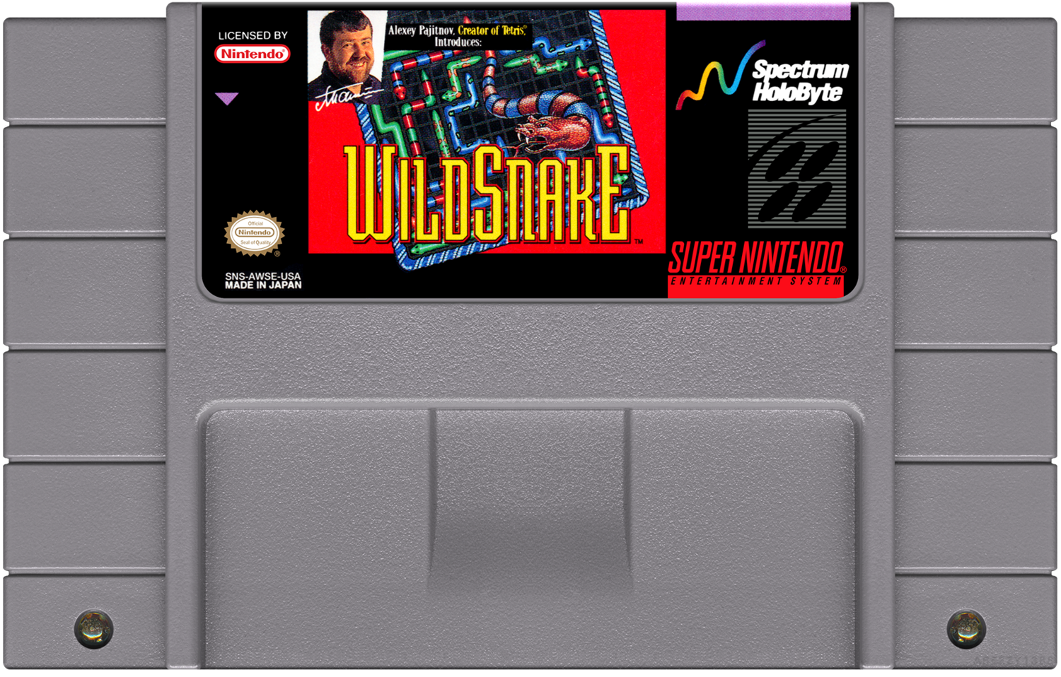 WildSnake - (SNES), Condition: Cartridge Only