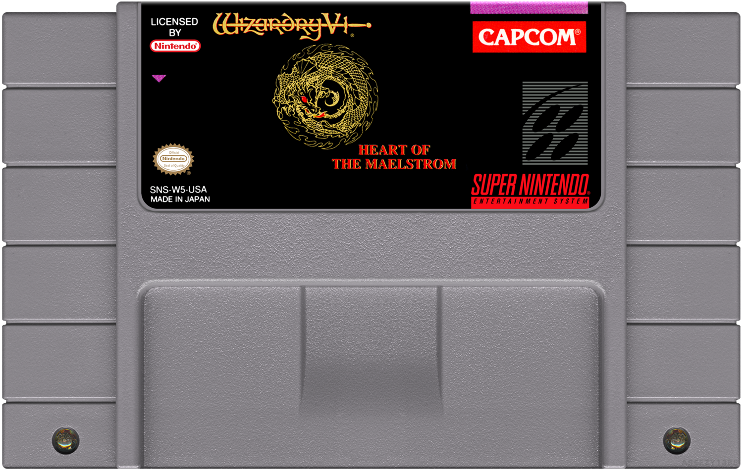 Wizardry V Heart of the Maelstrom - (SNES), Condition: Cartridge Only