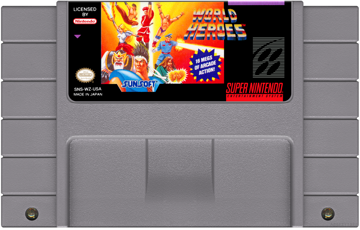 World Heroes - (SNES), Condition: Cartridge Only