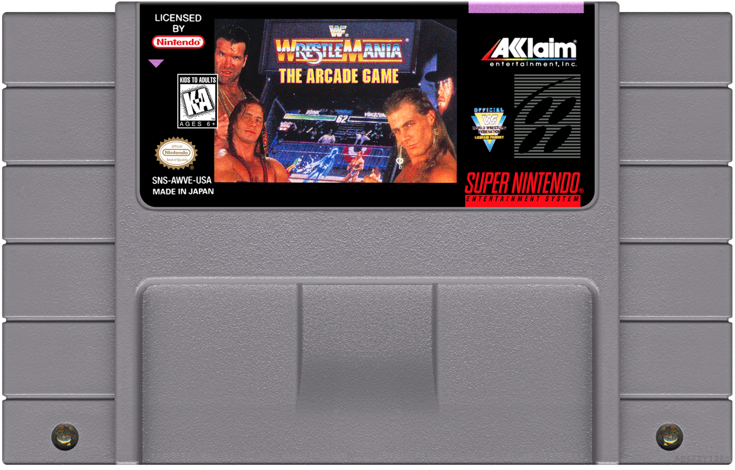 WWF Wrestlemania Arcade Game - (SNES), Condition: Cartridge Only