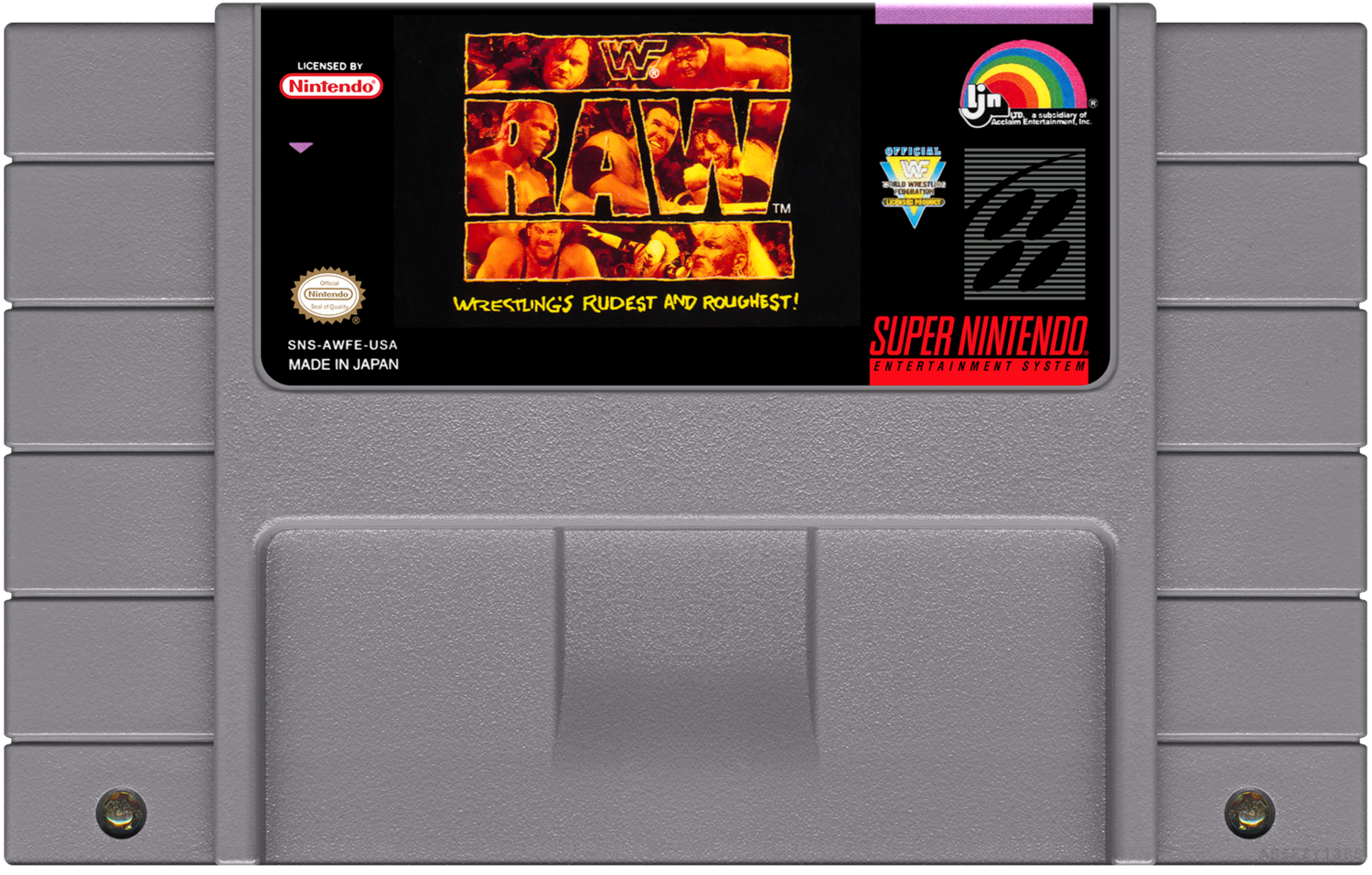 WWF Raw - (SNES), Condition: Cartridge Only